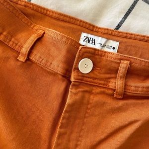 Zara The Marine Straight Denim Pants